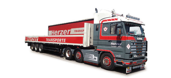 LKW Scania Streamline Beteiligung Auflieger